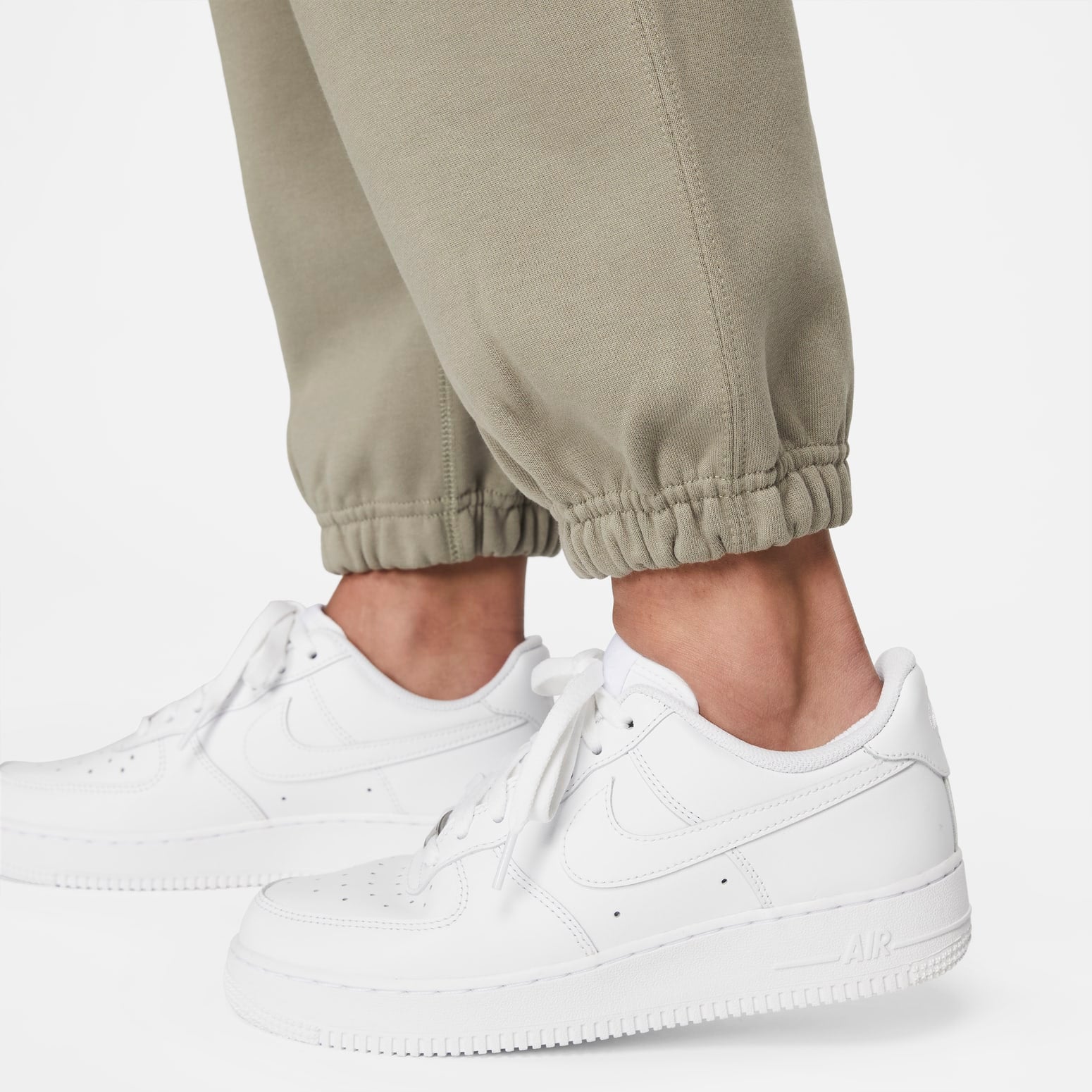 (WMNS) Nike Solo Swoosh Sweatpants 'Light Army Olive' CW5565-320