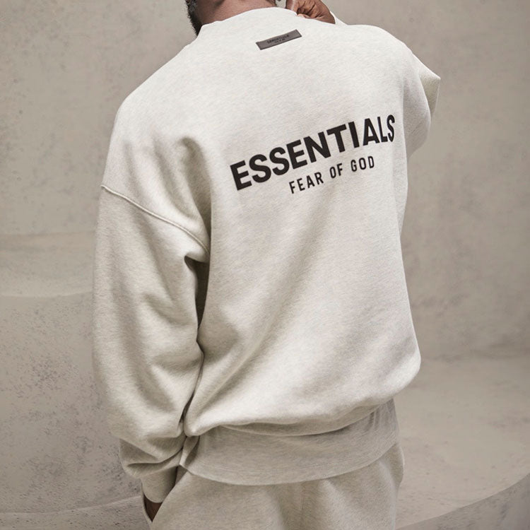 Fear of God Essentials SS22 Crewneck 'Light Oatmeal' FOG-SS22-416
