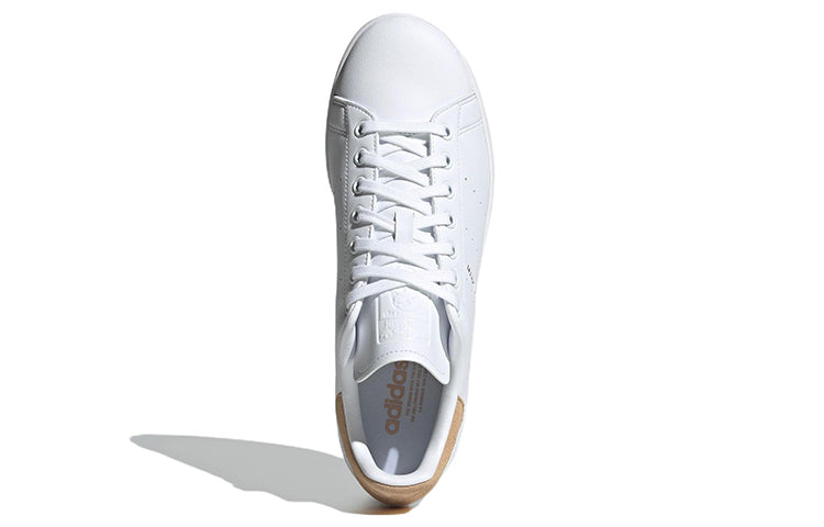 adidas originals Stan Smith Casual Wear-Resistant Skate Shoes White Unisex 'White Light Brown' HP2497