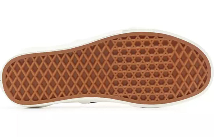 Vans Woven Leather Slip-On 'Black White' VN0A38F7VMW