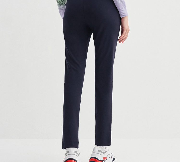 (WMNS) FILA Knitting Straight Sports Trousers Blue F11W021602F-NV