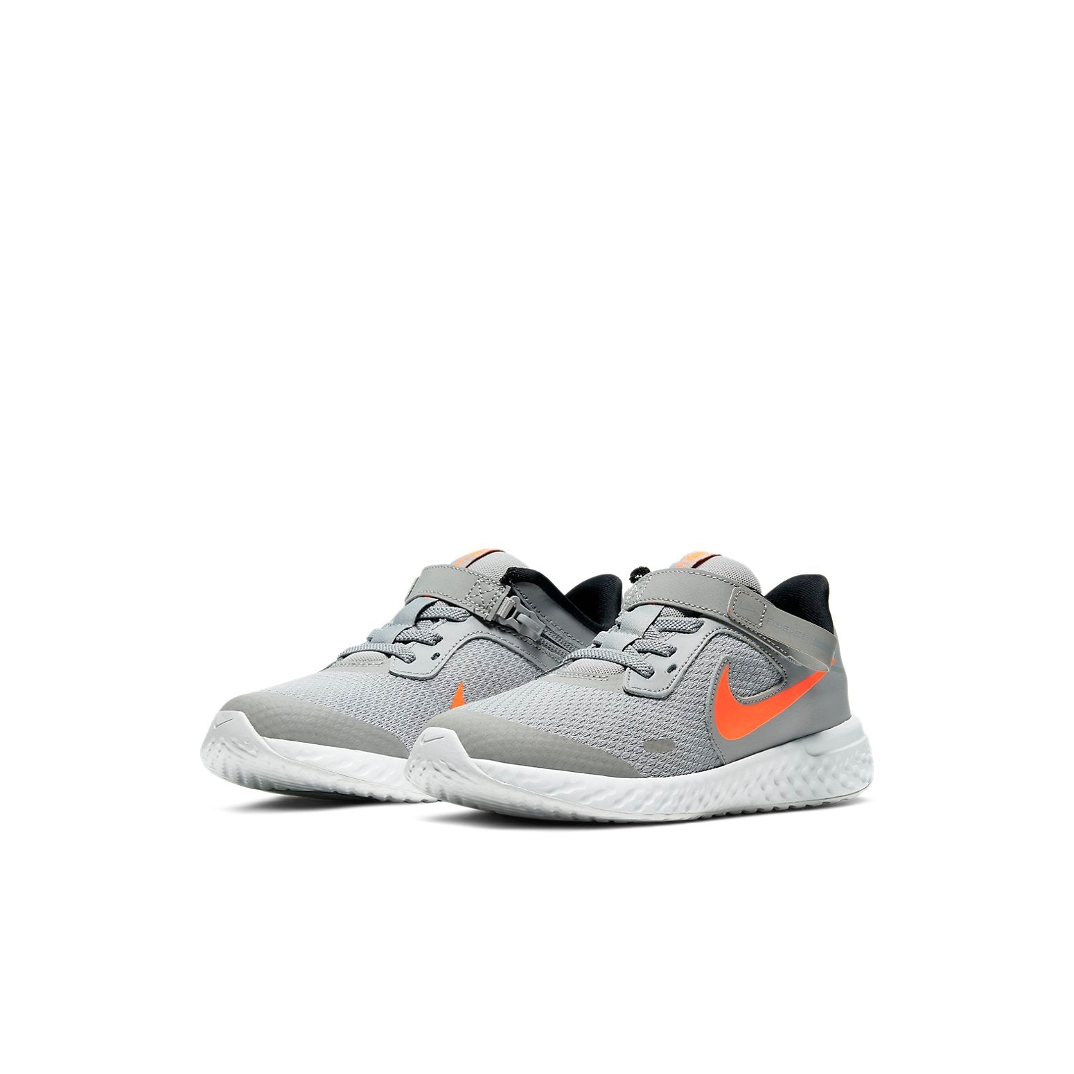 (PS) Nike Revolution 5 FlyEase 'Grey Orange' CQ4648-003