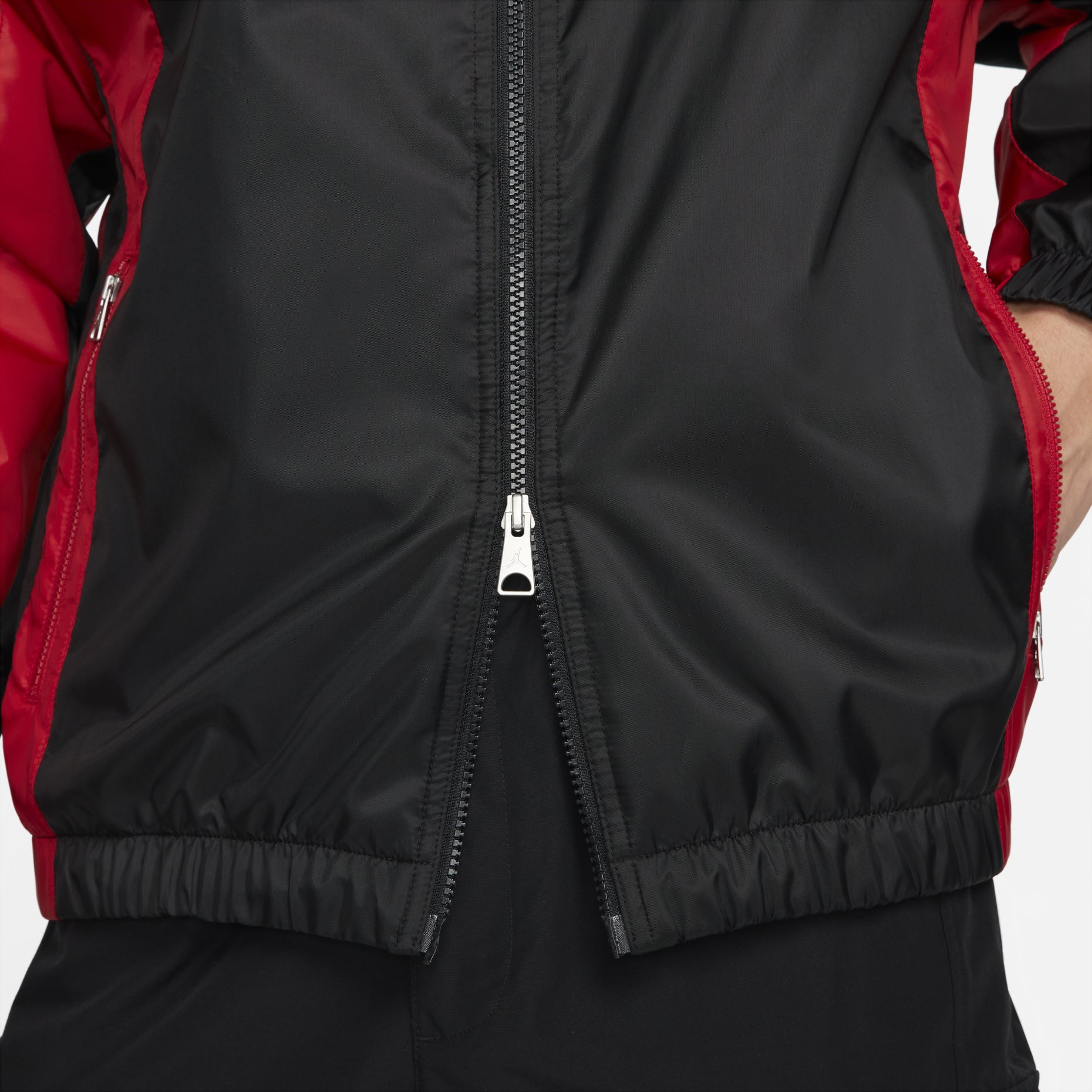 Air Jordan SS22 Woven Sports Hooded Jacket Black DJ9829-010