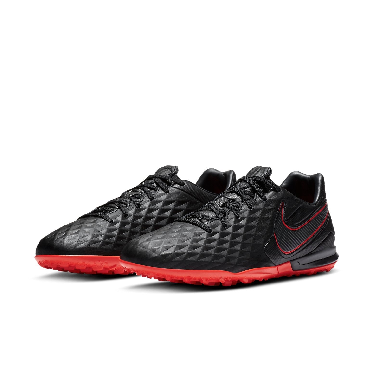 Nike Tiempo Legend 8 Pro TF Turf 'Black Red' AT6136-060