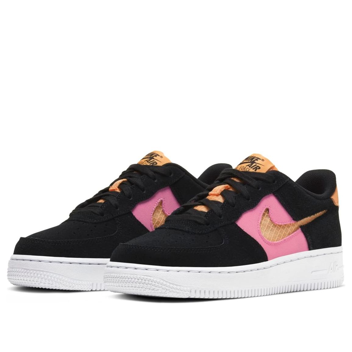 (GS) Nike Air Force 1 Low 'Black Lotus Pink' CJ4093-002