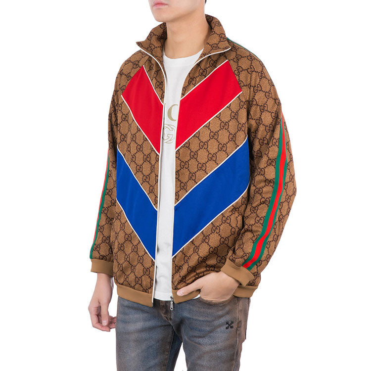 Gucci GG Plain Knit Jacket For Men Brown 523488-X9V34-2035
