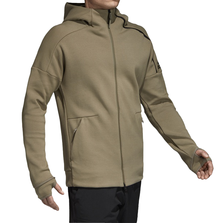 Men's adidas Logo Knit Hooded Jacket CY9912