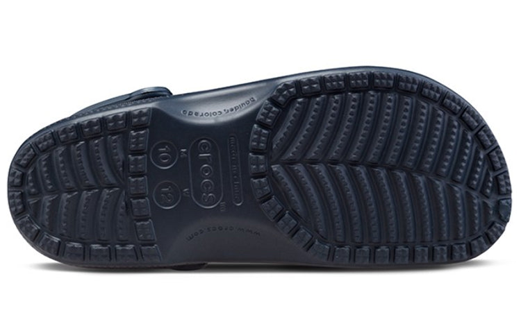 Crocs Classic Beach Unisex Blue Black Sandals 'Blue Black' 10001-410