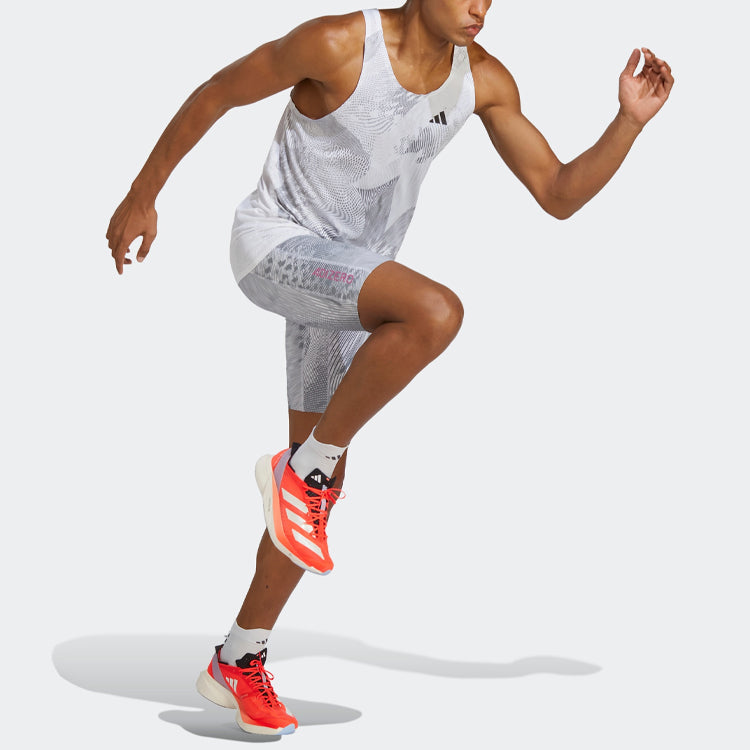 adidas Adizero Singlet 'White Grey' IA9340