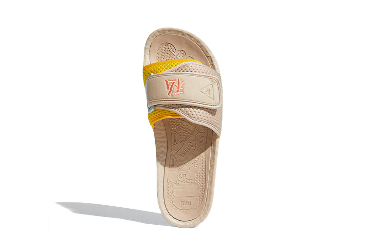 adidas originals Chancletas Hu Slippers Brown/Yellow FZ2231
