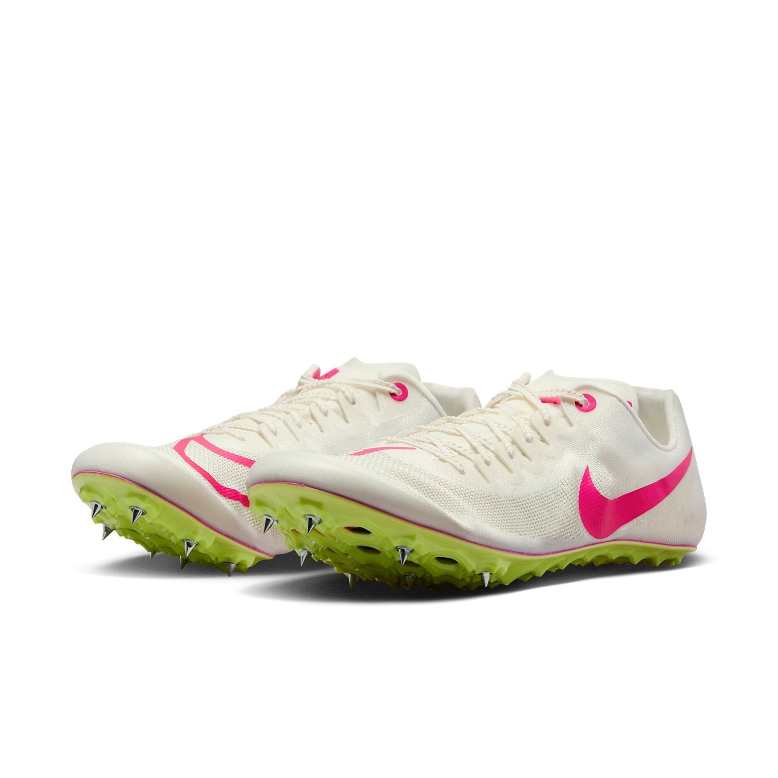 Nike Ja Fly 4 Track and Field Sprinting Spikes 'White Pink Light Lemon' DR2741-100