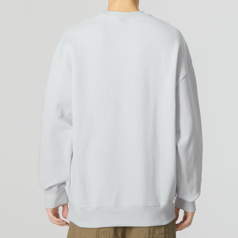 PUMA Team Badge Crew Sweater 'Grey' 677379-72