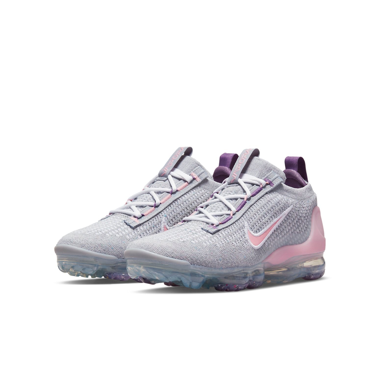 (GS) Nike Air VaporMax 2021 Flyknit 'Wolf Grey Pink Glaze' DB1550-007