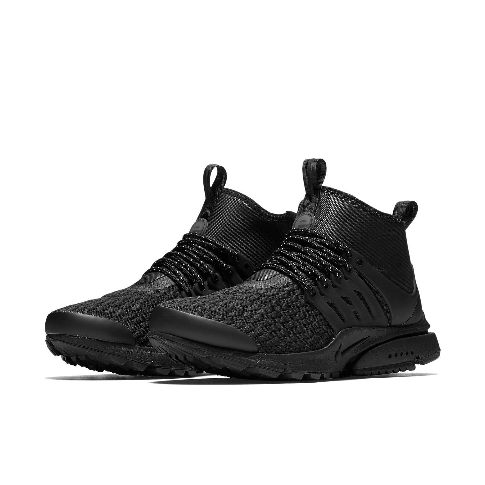 (WMNS) Nike Air Presto Mid Utility Premium 'Triple Black' AA0674-003