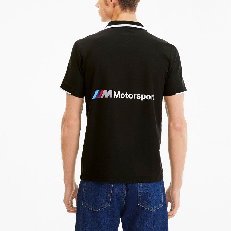 PUMA x BMW Motorsport Polo Shirt 'Black White' 596101-01