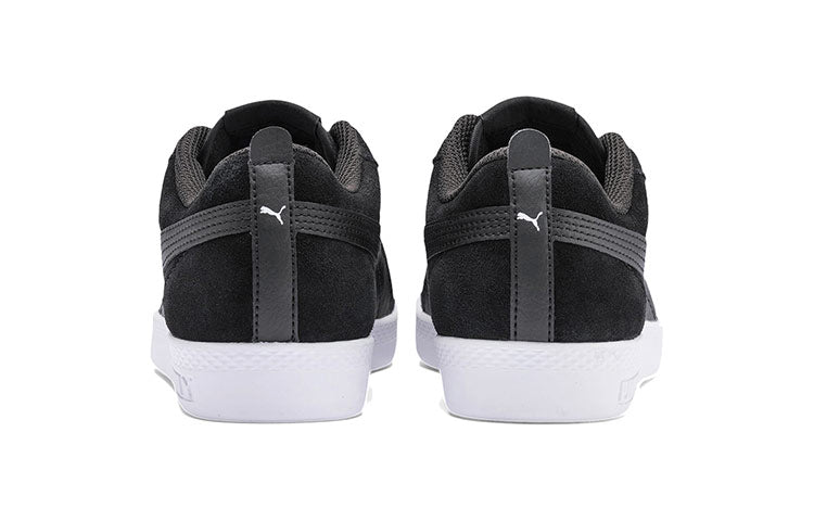 (WMNS) PUMA Smash v2 SD Black/White Low Casual Board Shoes 365313-01