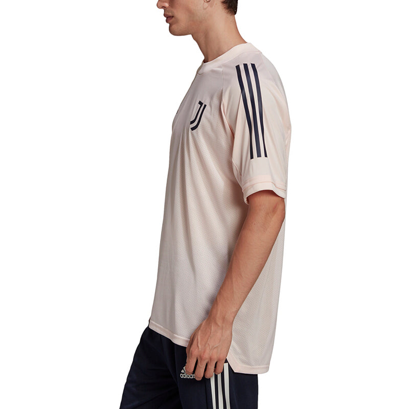 adidas 20-21 Season Juventus Soccer/Football Training Sports Short Sleeve Pink FR4269