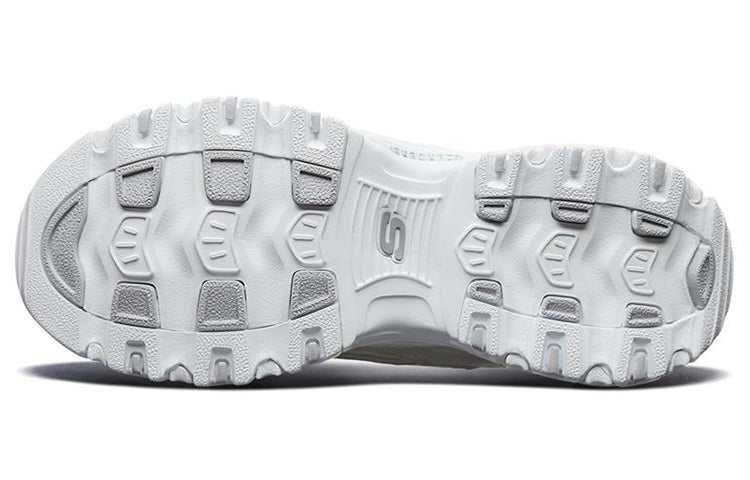 (WMNS) Skechers D Lites 1.0 Low-Top Sneakers 'White' 13168-WHT