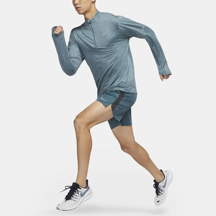 Nike Nk Df Elmnt Top Hz Casual Breathable Sports Long Sleeves Blue DD4757-058