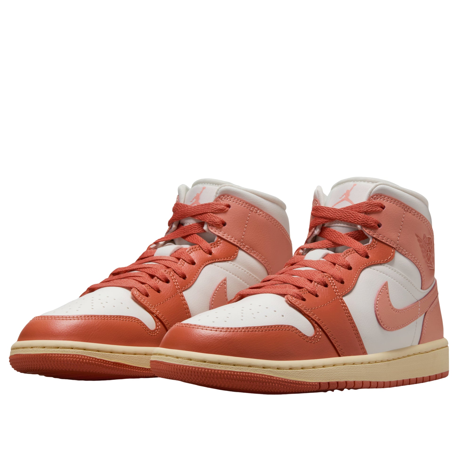 (WMNS)	Air Jordan 1 Mid 'Madder Root'  BQ6472-180