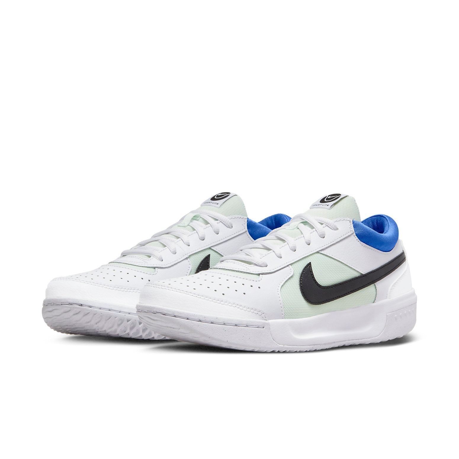(WMNS) Nike Court Zoom Lite 3 'White Blue Green' DH1042-103