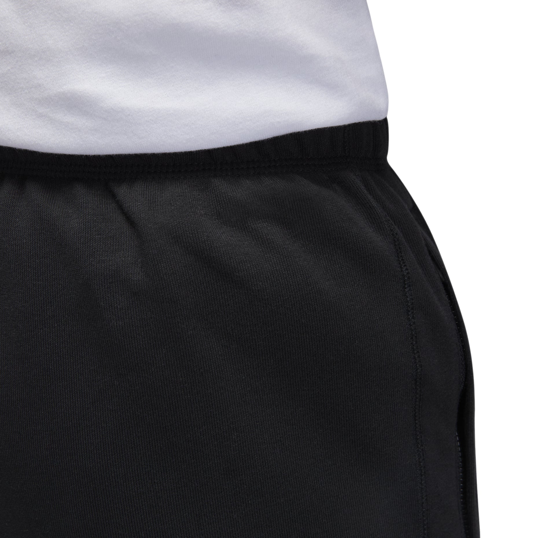 Men's Air Jordan Solid Color Logo Printing Lacing Bundle Feet Casual Sports Pants/Trousers/Joggers Autumn Black DQ7333-010