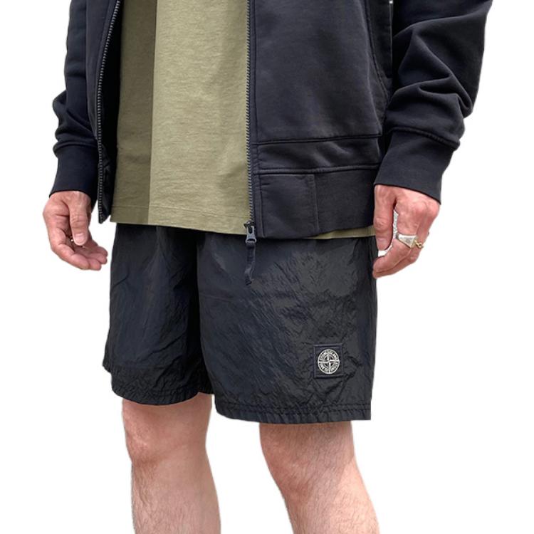 STONE ISLAND Patch Logo Swim Shorts 'Black' 7415B0943-V0029