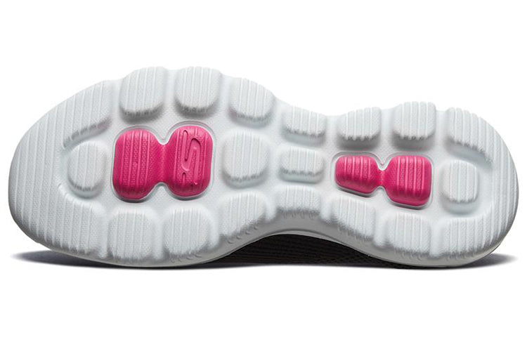 (WMNS) Skechers Go Walk Evolution Ultra Loafers Black/White 15761-BKW