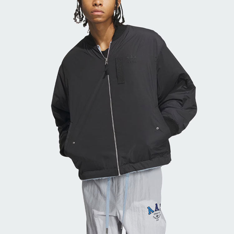adidas Reverse Sherpa Jackets Asia Sizing 'Black' IN0989