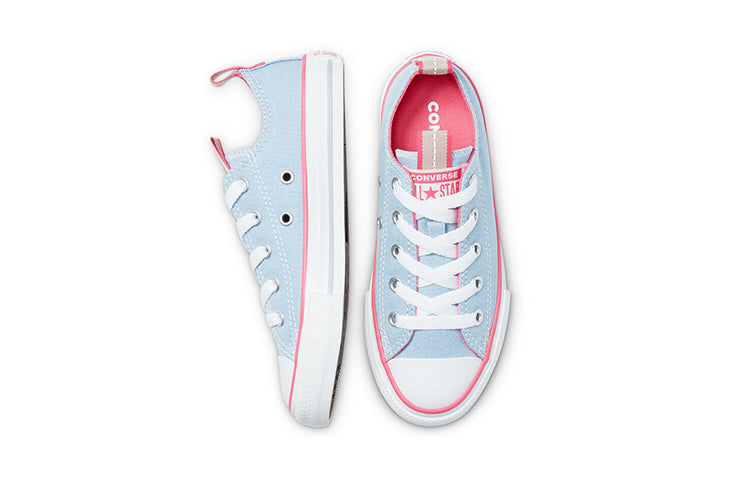 (GS) Converse Color Chuck Taylor All Star Low Top Blue/Pink 670405C