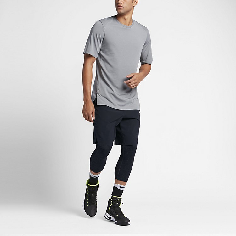 Basketball Pants Men Nike Hypercool Tight 3QT Print 830628-010