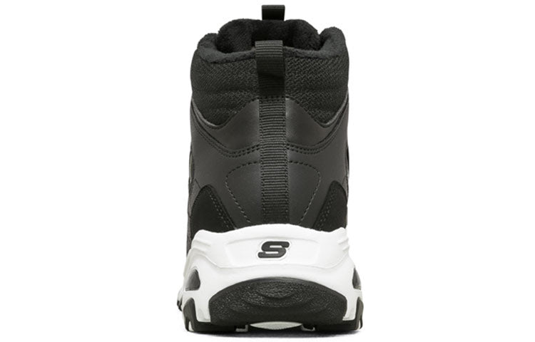 (WMNS) Skechers D'Lites 1.0 High 'Black' 66666250-BLK