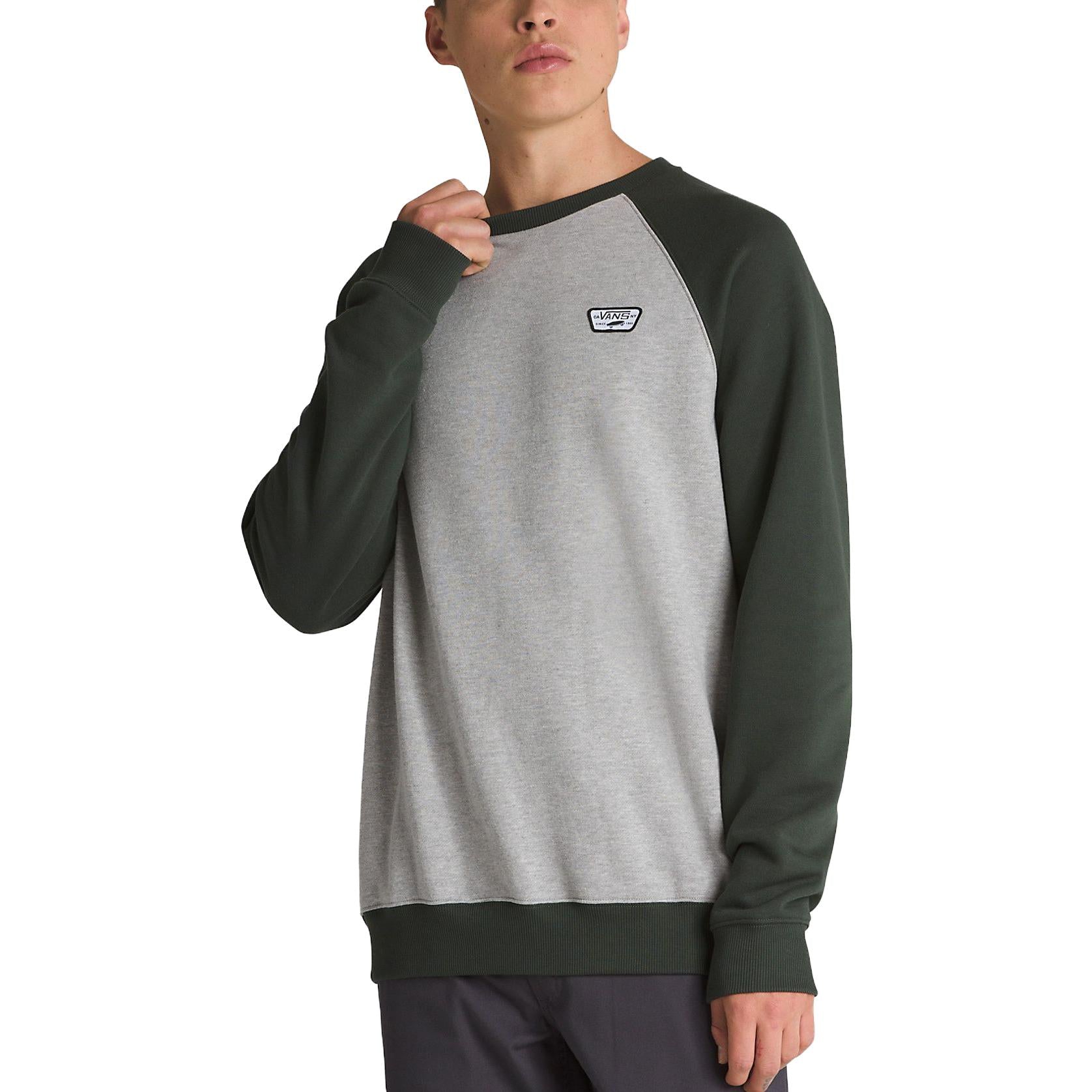 Vans Rutland Crew Sweatshirt 'Grey Green' VN0A3HQ4CN3