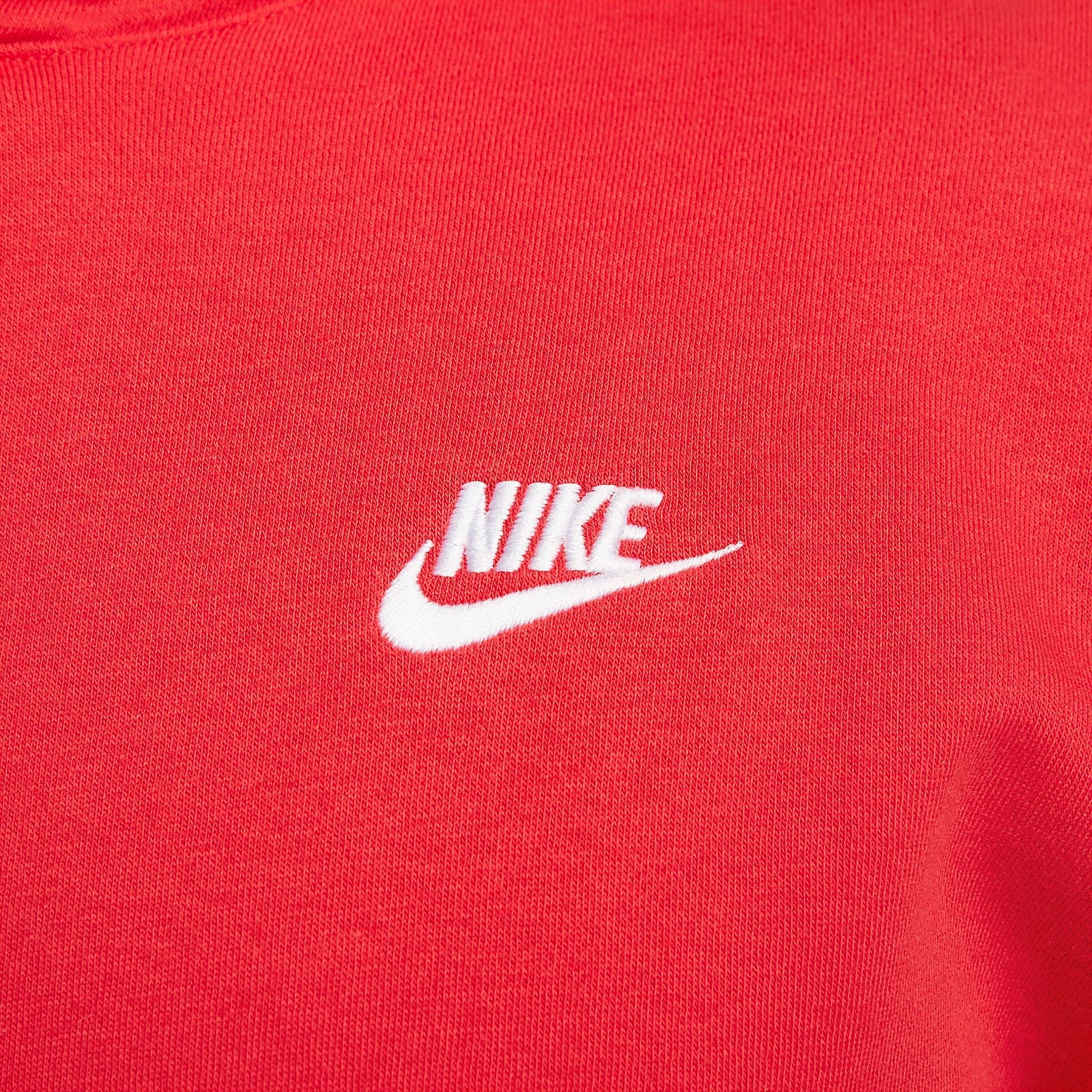 Nike Sportswear Club Fleece Pullover Hoodie 'Red' BV2654-657