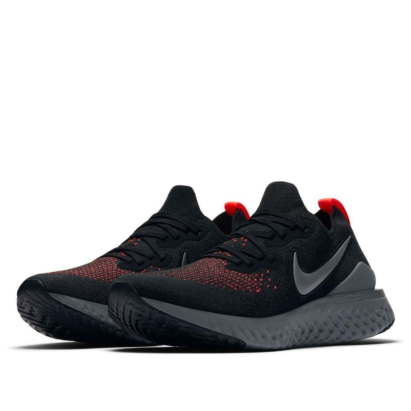 Nike Epic React Flyknit 2 'Black Red' CJ9695-001