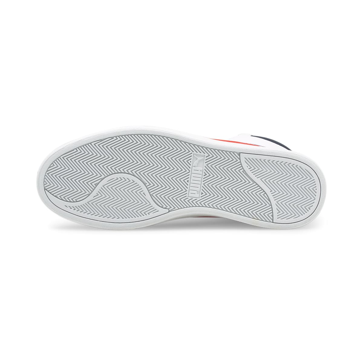 PUMA Shuffle Mid 'White High Risk Red' 380748-03