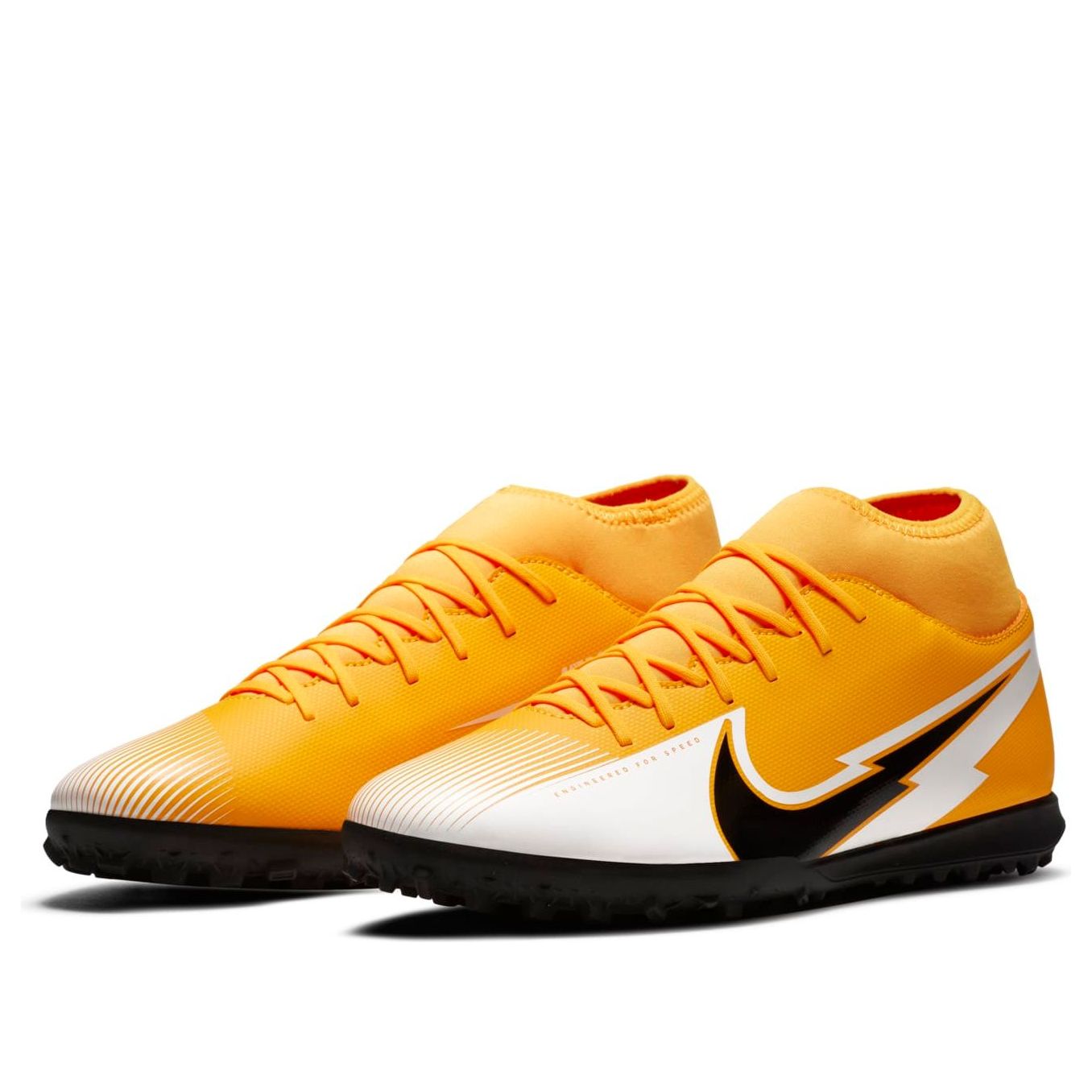 Nike Mercurial Superfly 7 Club TF Turf 'Black Yellow' AT7980-801