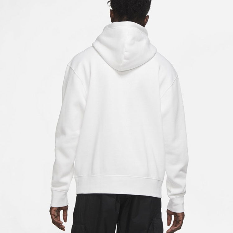 Air Jordan Sport DNA Solid Color Fleece Lined hooded Pullover Sports White CK9568-100