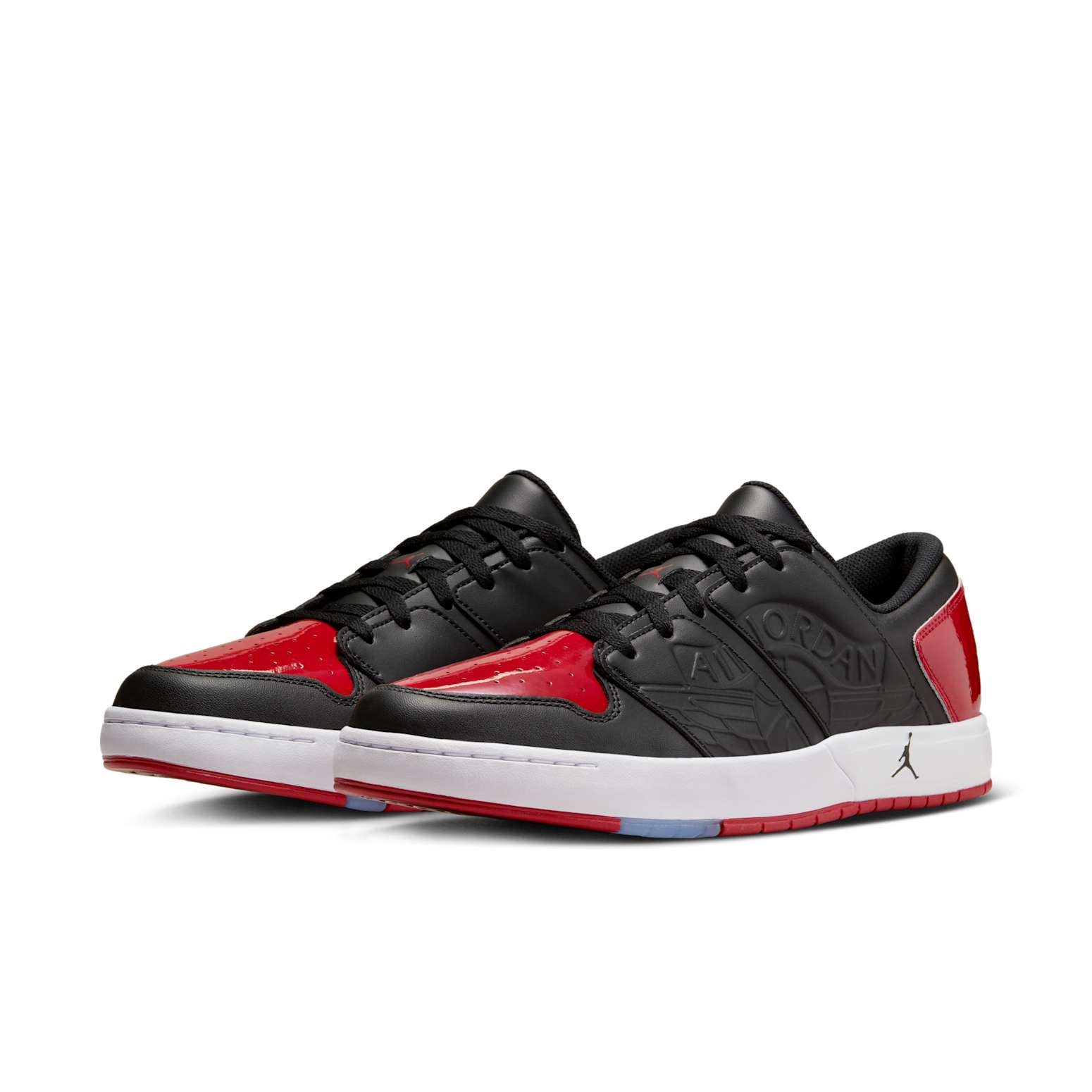 Air Jordan Nu Retro 1 Low 'Black White Varsity Red' DV5141-006