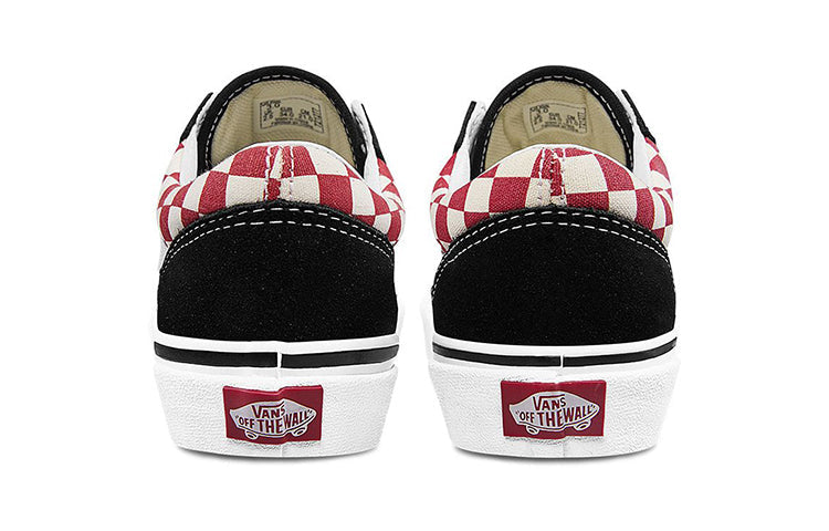 (PS) Vans Old Skool 'Checkerboard - Black Red' VN0A38HB35U