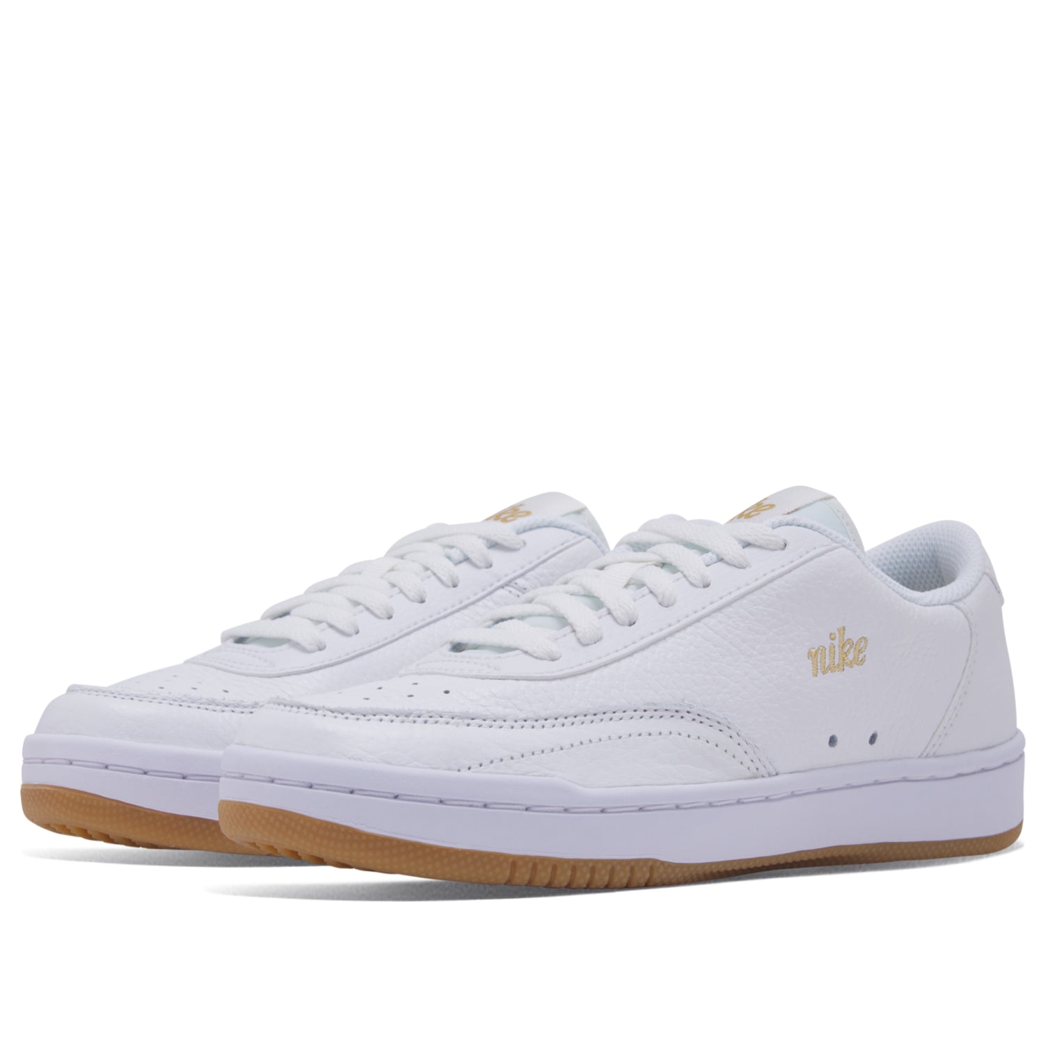 (WMNS) Nike Court Vintage Premium 'Summit White Metallic Gold' CW1067-104