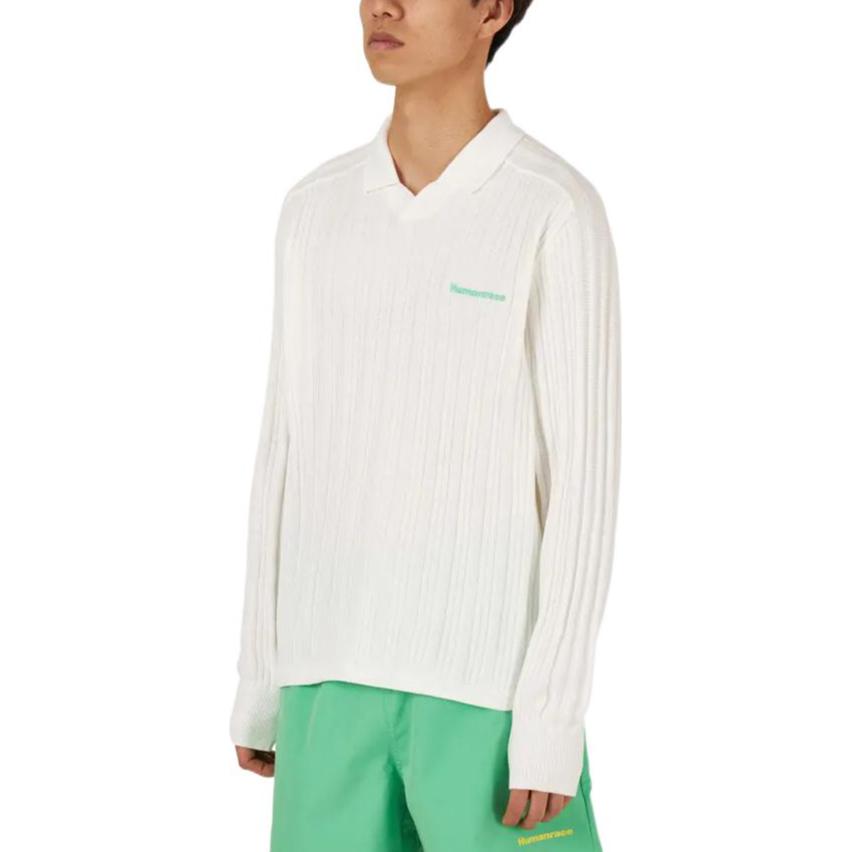 adidas x Pharrell Knit Long Sleeve Jersey 'Cloud White' HZ8138