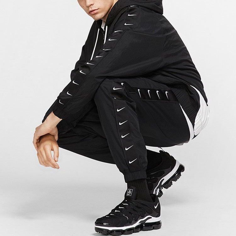Nike As Nsw Swoosh Pant Side Sports Pants Black CD0422-010