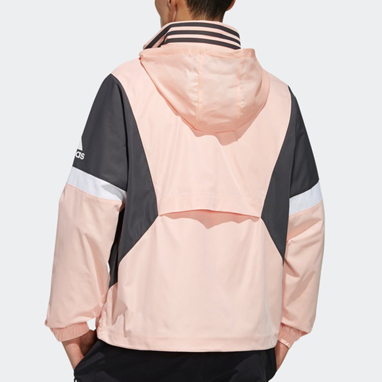 adidas Contrasting Colors Sports Jacket Pink FP7572