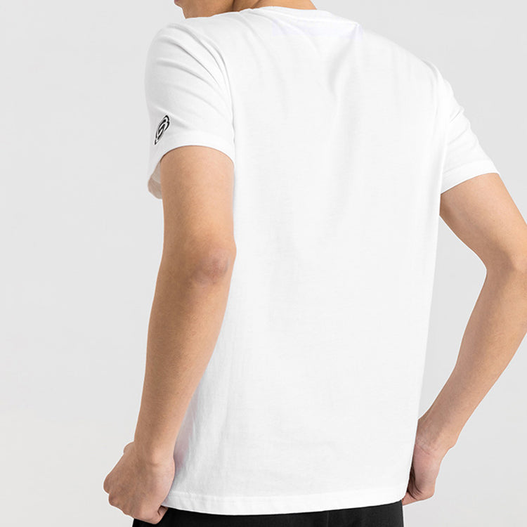 Men's Skechers Printing Short Sleeve t White C219M025-0019