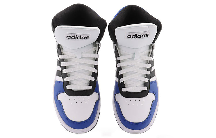 adidas Hoops 2.0 Mid 'White Blue Black' G55053