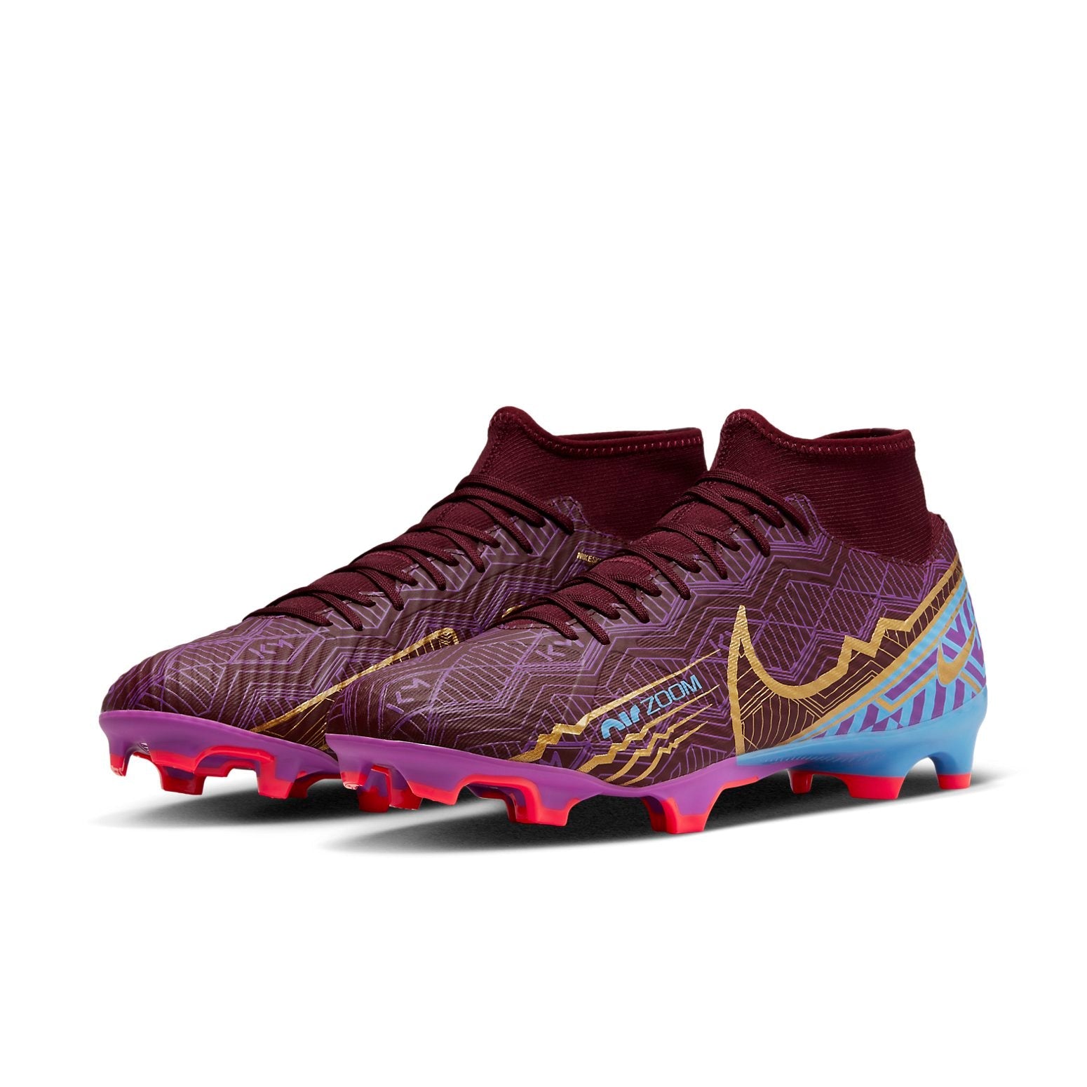 Nike Kylian Mbapp x Mercurial Superfly 9 Academy FG MG 'Dark Beetroot' DO9345-694