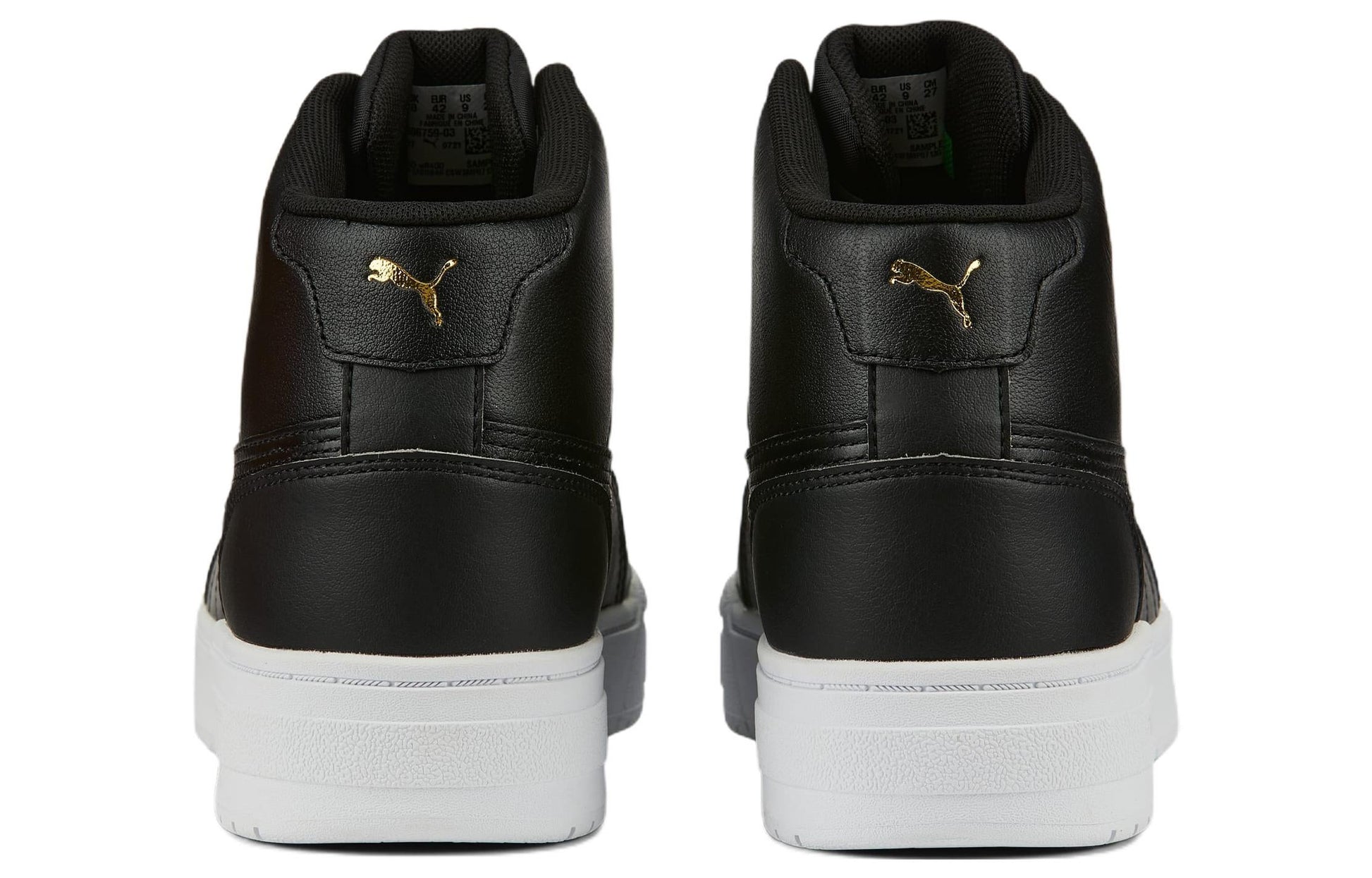 PUMA CA Pro Mid 'Black White Gold' 386759-03