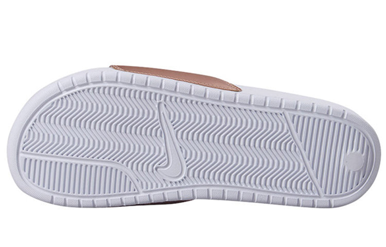 (WMNS) Nike Benassi JDI 'Metallic Red Bronze' 343881-108