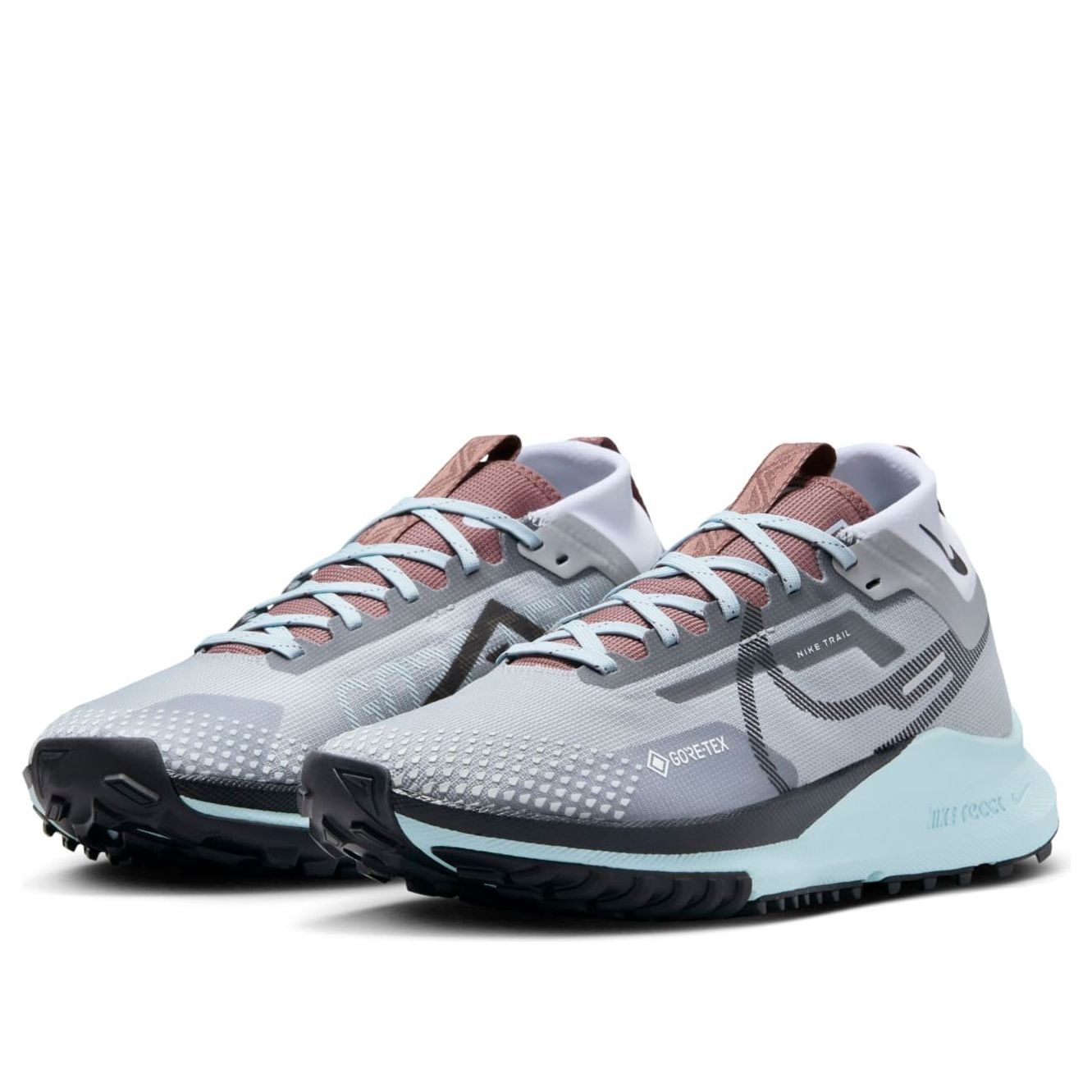 (WMNS) Nike React Pegasus Trail 4 GTX 'Light Smoke Glacier Blue' DJ7929-005